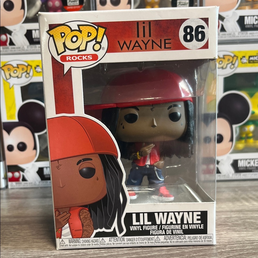 Funko Pop! Lil Wayne Rocks Figure with Red Cap